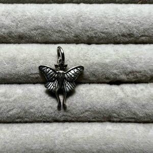 Silver Butterfly/Moth Pendant
